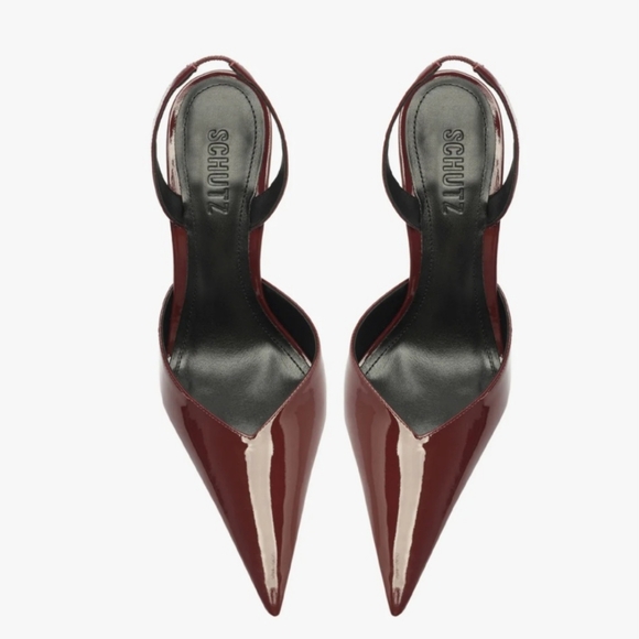 Brand New In Box With Dustbag Schutz Siena Pump In Cherry Wine - Picture 3 of 10